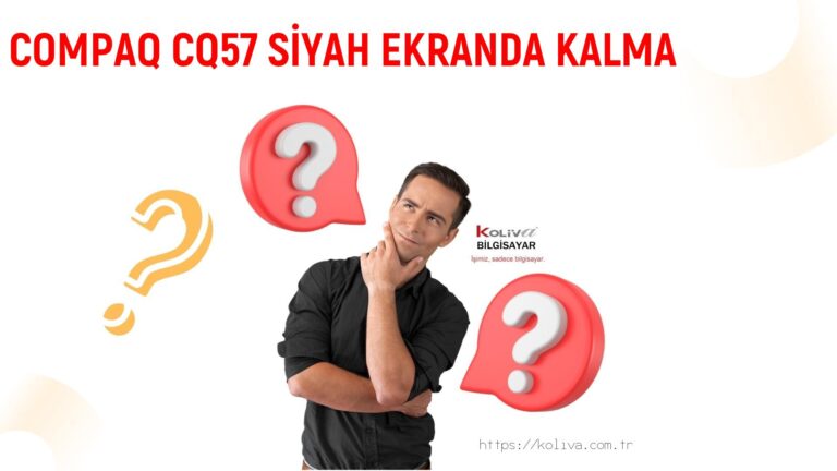COMPAQ CQ57 SİYAH EKRANDA KALMA SORUNU | ÇÖZÜLDÜ