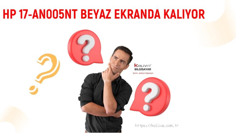 HP 17-AN005NT BEYAZ EKRANDA KALIYOR SORUNU | ÇÖZÜLDÜ