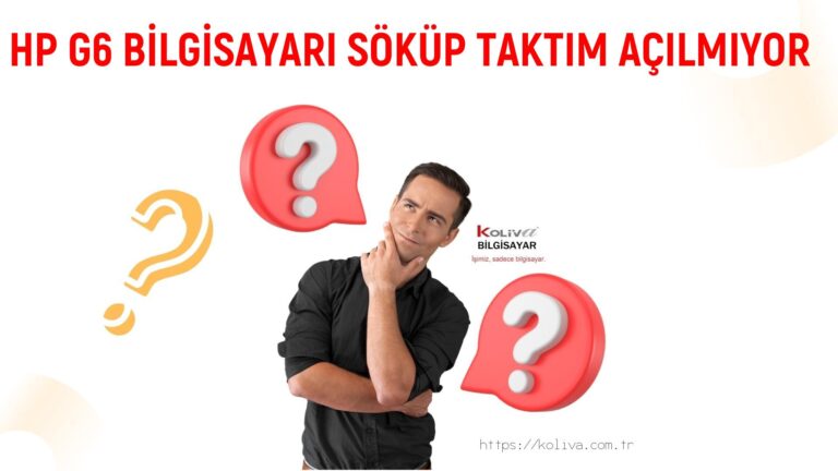HP G6 BİLGİSAYARI SÖKÜP TAKTIM AÇILMIYOR SORUNU | ÇÖZÜLDÜ