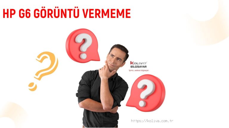 HP G6 GÖRÜNTÜ VERMEME SORUNU | ÇÖZÜLDÜ
