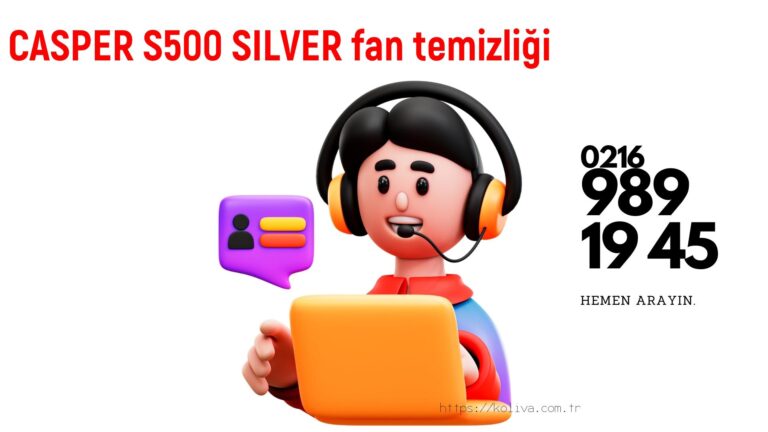 Casper S500 Silver laptop fan temizliği