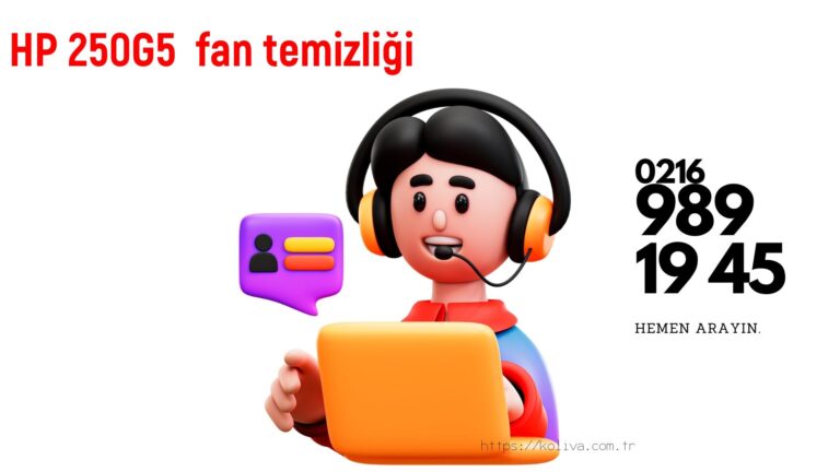 Hp 250G5  laptop fan temizliği