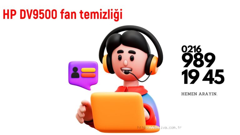 Hp Dv9500 laptop fan temizliği