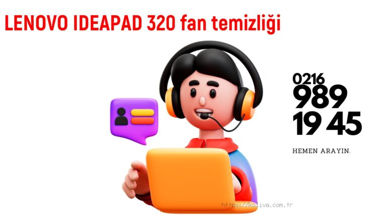 Lenovo İdeapad 320 laptop fan temizliği