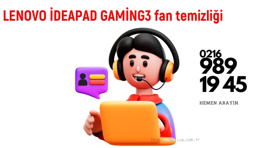 Lenovo İdeapad Gami̇ng3 laptop fan temizliği
