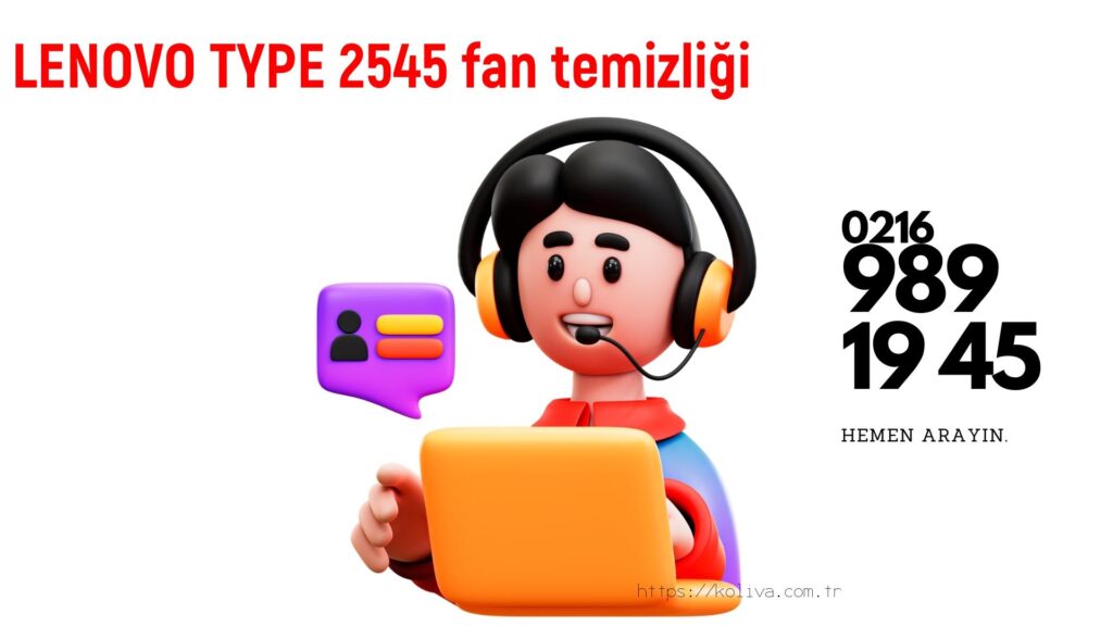 Lenovo Type 2545 laptop fan temizliği