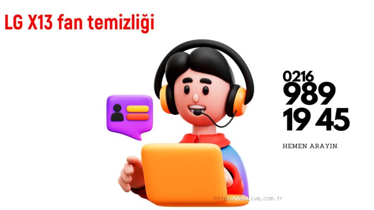 Lg X13 laptop fan temizliği