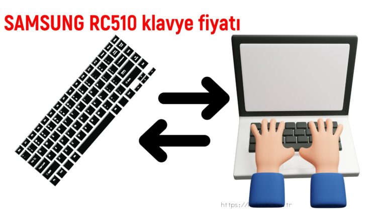 SAMSUNG RC510 klavyesi