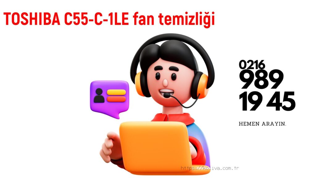 Toshiba C55-C-1Le laptop fan temizliği