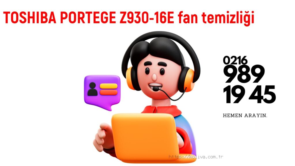 Toshiba Portege Z930-16E laptop fan temizliği