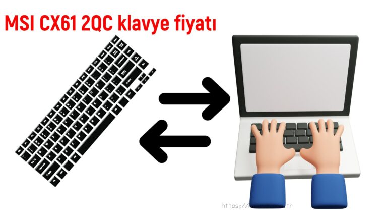 MSI CX61 2QC klavyesi