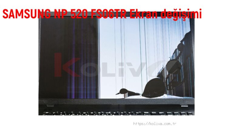 SAMSUNG NP 520 FS06TR Ekran değişim fiyatı