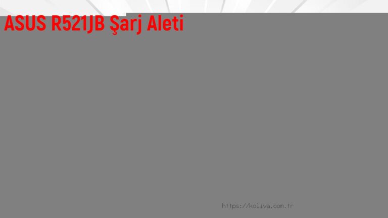 ASUS R521JB Şarj Aleti