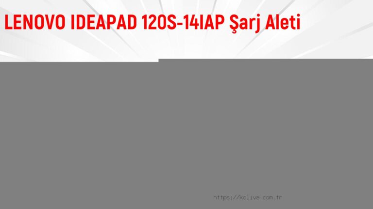 LENOVO IDEAPAD 120S-14IAP Şarj Aleti