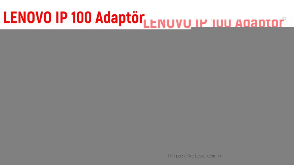 Lenovo Ip 100  Adaptör fiyatı