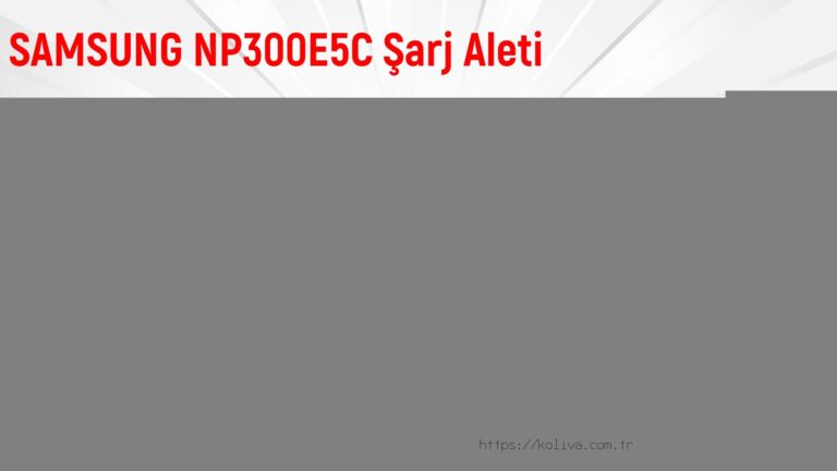 SAMSUNG NP300E5C Şarj Aleti