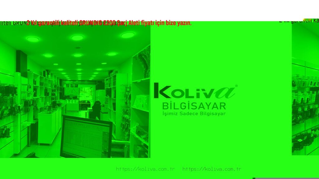 GRUNDIG E200 Şarj aleti