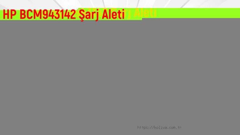 HP BCM943142 Şarj Aleti