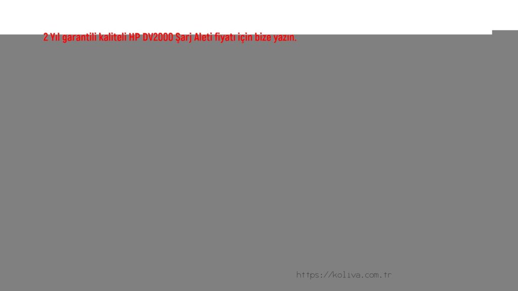 HP DV2000 Şarj aleti